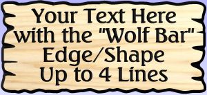 Wolf Bar edge & shape text only